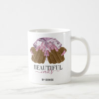 Glitzer Nagelstudio HandNägel-Technikerin