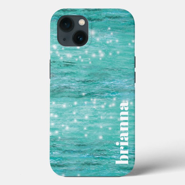Glitzer Ocean Case-Mate iPhone Case (Rückseite)