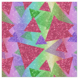 Glitzer ombre rainbow Imitats Metallische Dreiecke Stoff