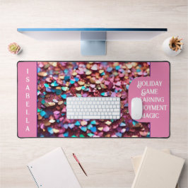 Glitzer Opal Trendy Holographic Collection Schreibtischunterlage