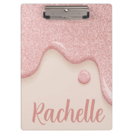 Glitzer Paint Tropfen Klemmbrett