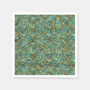 Glitzer-PAPIER-NAPKINS Serviette