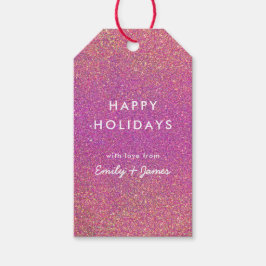 Glitzer Party Geschenkanhänger