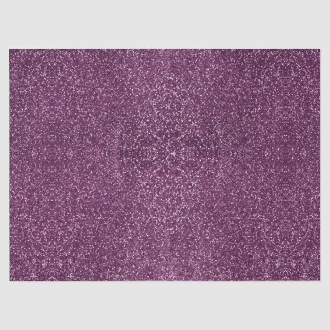 Glitzer Peacock Feather Serie Design 5 Seidenpapier (Vorderseite)