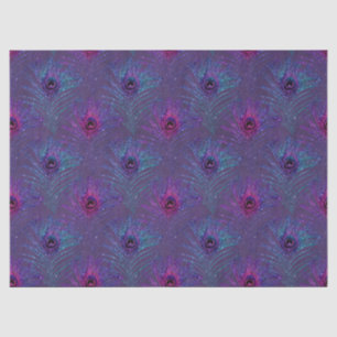 Glitzer Peacock Feather Series Design 13 Seidenpapier