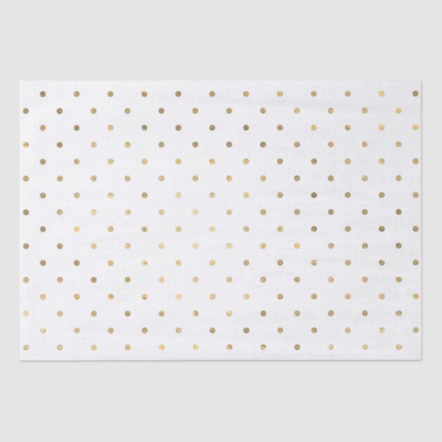 Glitzer Polka dot Seidenpapier (Vorderseite)