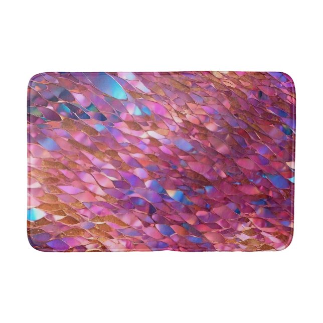 Glitzer Populäre opal-holografische Sammlung Badematte (Vorderseite)