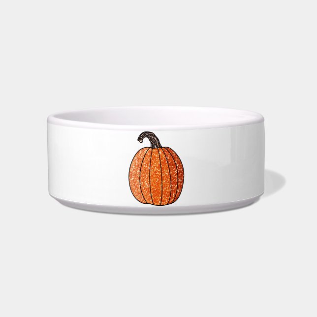 Glitzer Pumpkin Napf (Vorderseite)