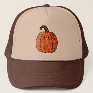 Glitzer Pumpkin Truckerkappe