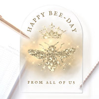 Glitzer Queen Bee Geburtstagskarte