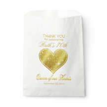 Glitzer Queen of our Hearts 70. Geburtstag