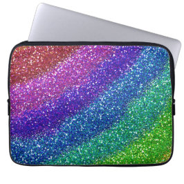 Glitzer Rainbow Laptopschutzhülle