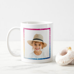 Glitzer Rainbow Liebe Ihr Oma Modernes Foto Kaffeetasse