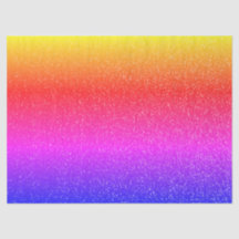 Glitzer-Rainbow-Textur-Dekoupage-Gewebe