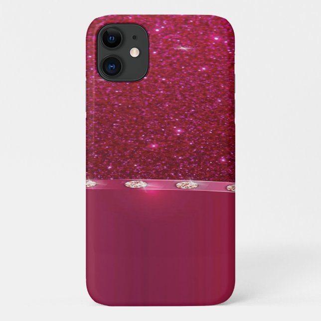 Glitzer Red Case Mate Barely There (Rückseite)