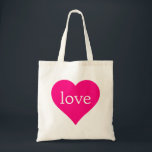 Glitzer Red Heart Liebe Wedding Tragetasche<br><div class="desc">Das ist eine wunderschöne Tasche für Liebhaber mit dem Bild von rosa Herz für Hochzeit und jede andere Gelegenheit. Auch sie kann mit Ihrem Namen oder Logo angepasst werden.</div>