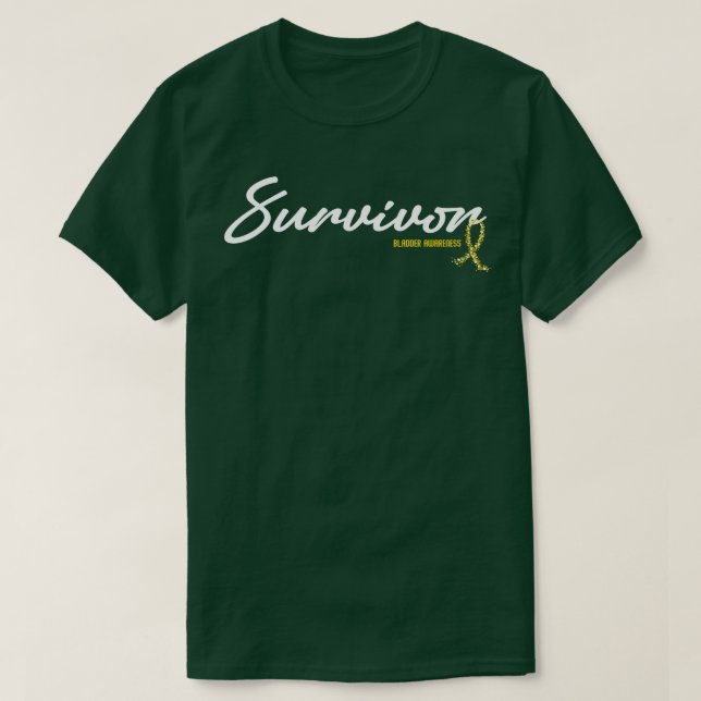 Glitzer Ribbon hofft auf Blasen-Bewusstsein T-Shirt (Design vorne)