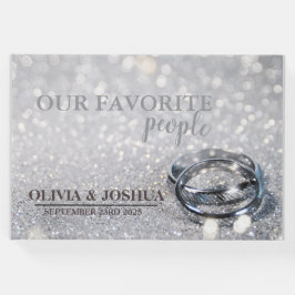 Glitzer Rings Gästebuch | Luxuriöse Hochzeiten
