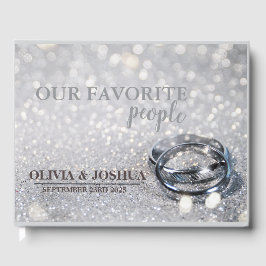 Glitzer Rings Gästebuch | Luxuriöse Hochzeiten