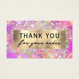 Glitzer Rosa Opal Discount Card