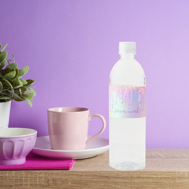 Glitzer Rosa Rosengoldgold Regenbogenholografische (Von Creator hochgeladen)