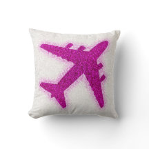 Glitzer rosa Sitzkissen