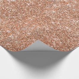 Glitzer-Rosen-Gold Geschenkpapier