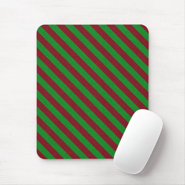 Glitzer Rot und Grün Mousepad (Mit Mouse)