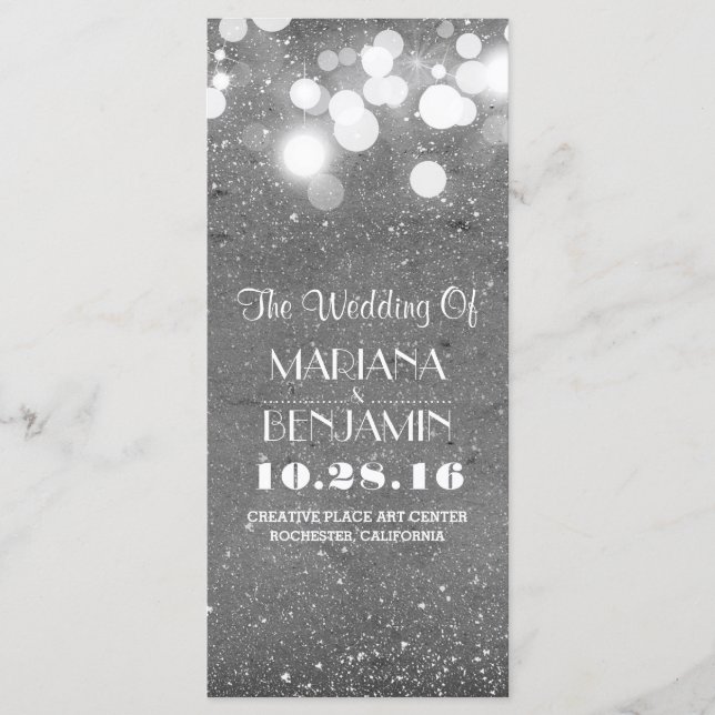 Glitzer-Schimmer-Silber-Silber-Lesegerät Programm (Vorderseite)