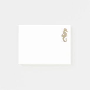 Glitzer Seepferd Post-it Klebezettel