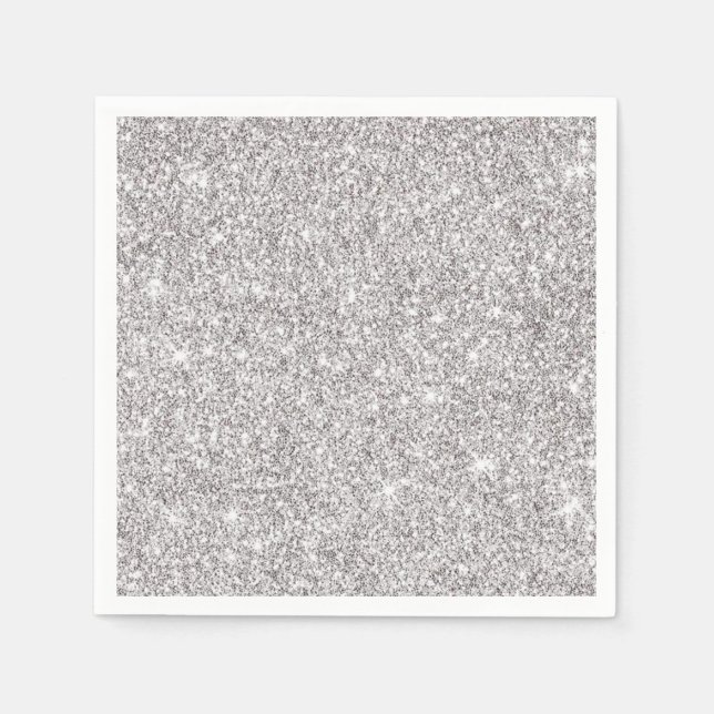 Glitzer Serviette (Vorderseite)