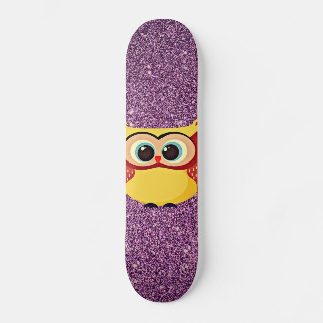 Glitzer Skateboard (Vorderseite)