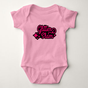 Glitzer Slam Baby Strampler