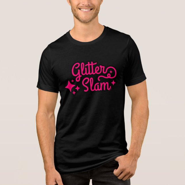 Glitzer Slam Tri-Blend Shirt (Vorderseite)