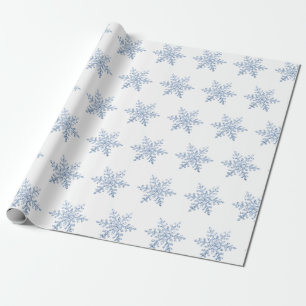 Glitzer Snowflake Pattern Geschenkpapier