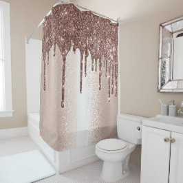 Glitzer Spark Tropfen Pinacoteca Casa Rusca Rose G Duschvorhang