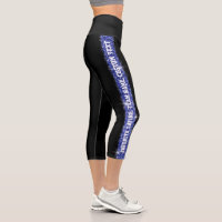 Glitzer Sport Stripe Blue Custom Text Legierung