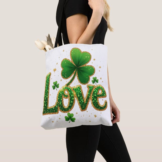 Glitzer St. Patrick's Day Design Tasche (Von Nahem)