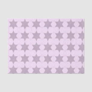 Glitzer Star of David röstet geometrisch Seidenpapier