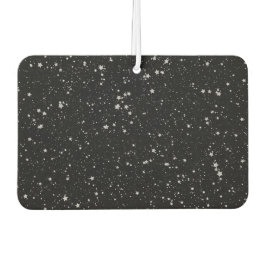 Glitzer Stars2 - Silver Black Autolufterfrischer