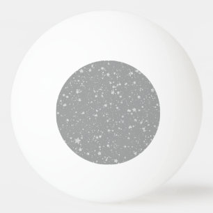 Glitzer Stars4 - Silber Tischtennisball