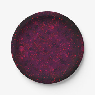 Glitzer-Sticker mit glänzender Notizzettel Pappteller