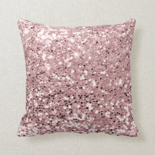Glitzer-Stylist-ModeSequin erröten rosa Rose Kissen