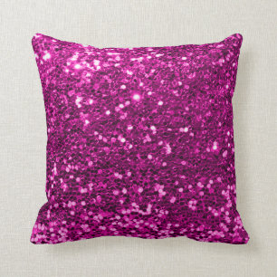 Glitzer-Stylist-Modesequin-pinkfarbenes rosa Kissen