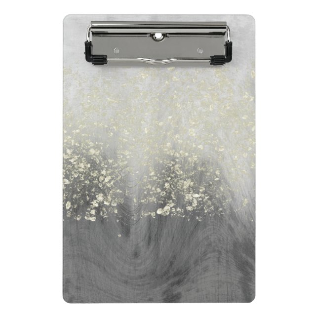 Glitzer Swirl Mini Klemmbrett (Vorderseite)