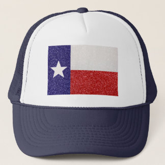 Glitzer Texas Flaggenlastwagen-Hut Truckerkappe