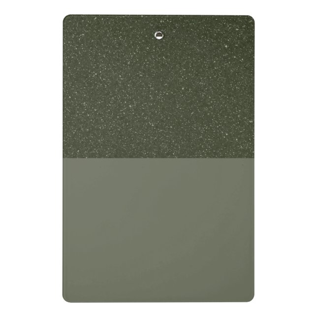 Glitzer Top Green Mini-Zwischenablage - Benutzerde Mini Klemmbrett (Rückseite)