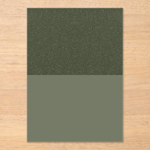 Glitzer Top Moss Green Acrylic Einladung - Anpasse