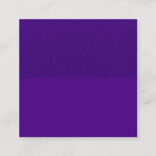 Glitzer Top Royal Lila Square Card - Individualisi Quadratische Visitenkarte