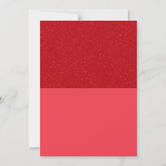 Glitzer Top Tomato Red Magnet - Anpassbar (Vorderseite)